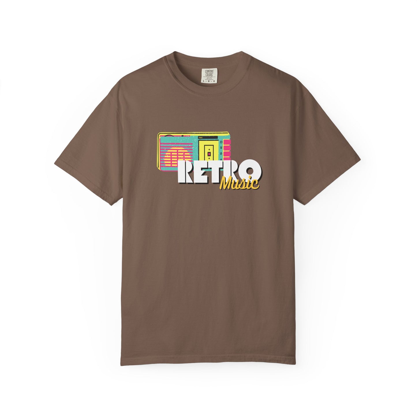 Retro Music T-Shirt, Vintage Style Tee, Unisex Garment-Dyed Shirt, Perfect for Music Lovers, Great for Festivals and Gifts