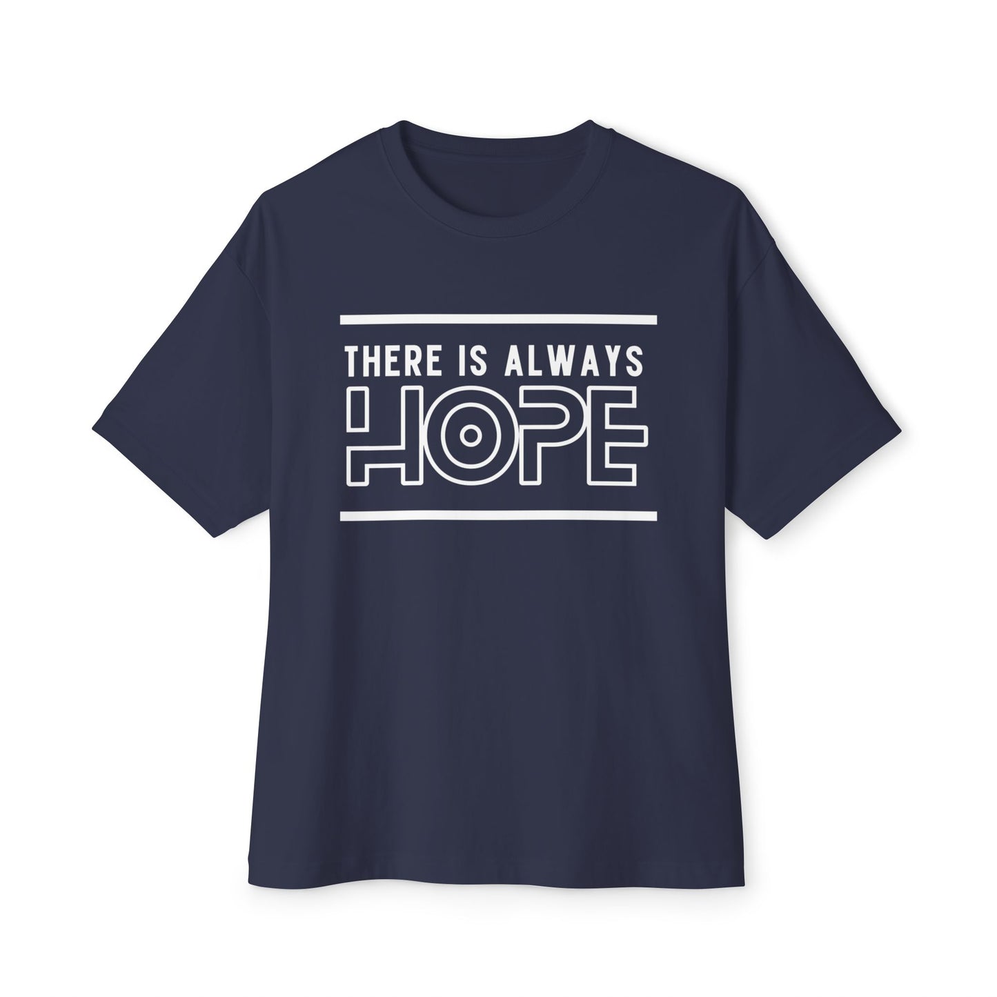Unisex Oversized Hope Tee, Casual T-Shirt for Men and Women, Inspirational Graphic Tee, Gift for Friends, Motivational Wear
