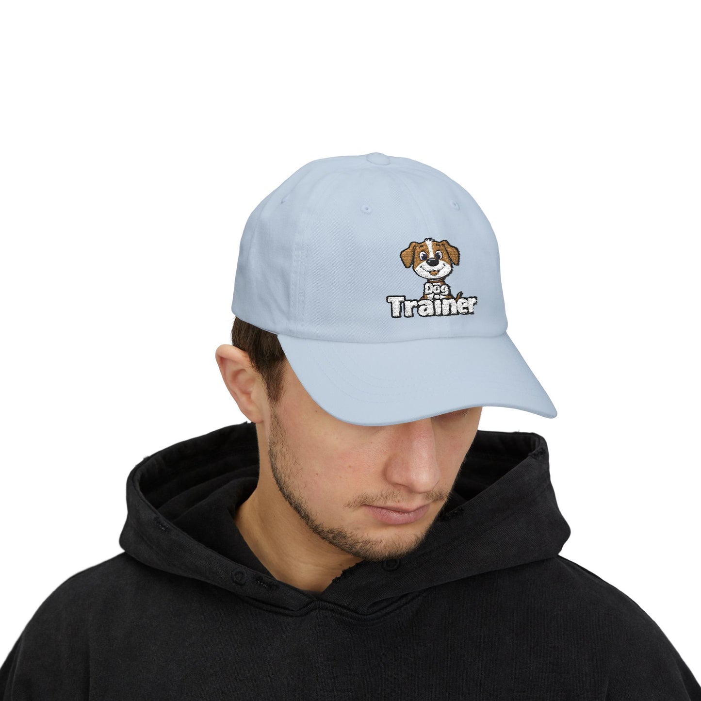 Embroidered Dog Trainer Classic Dad Cap Featuring a Cute Funny Dog  | Dog-themed Accessories