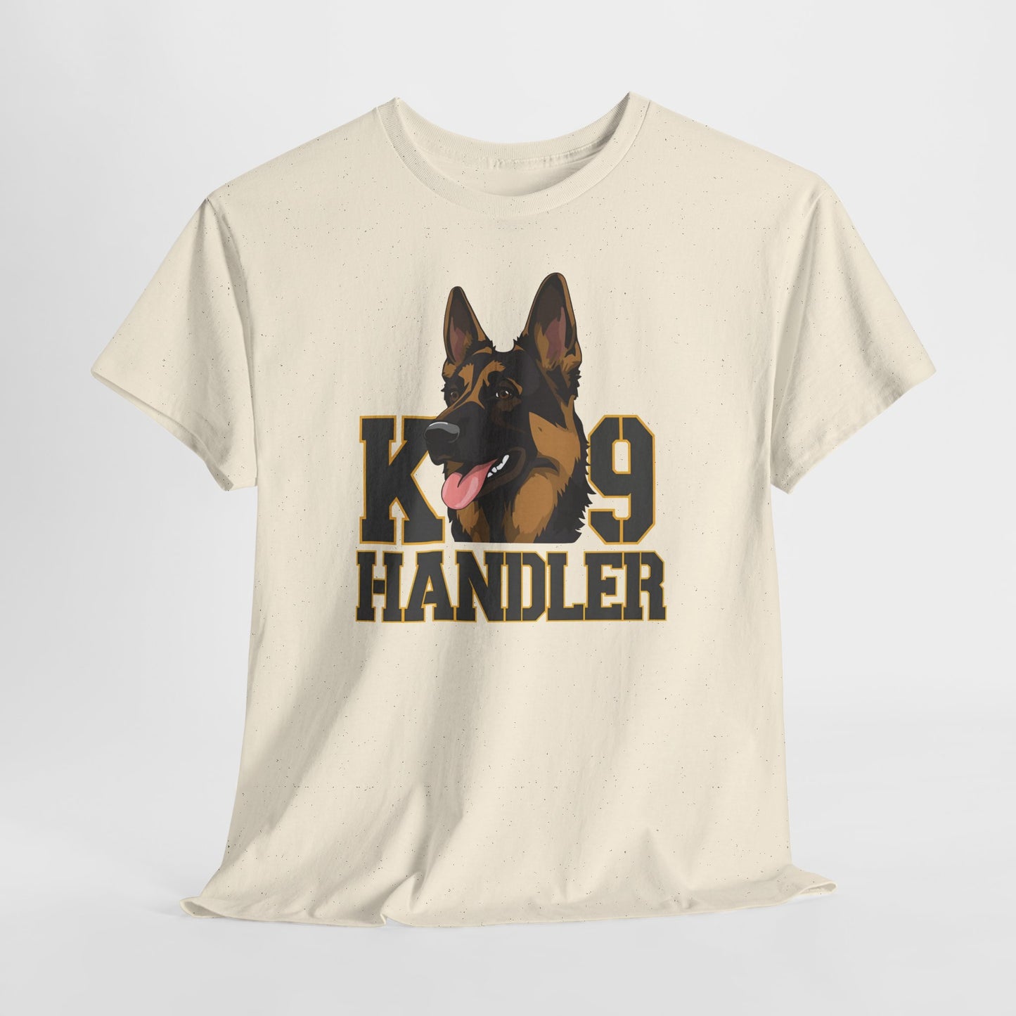 German Shepherd K9 Handler Tee, Perfect for Dog Lovers, Gift for Pet Owners, Unisex Cotton T-Shirt