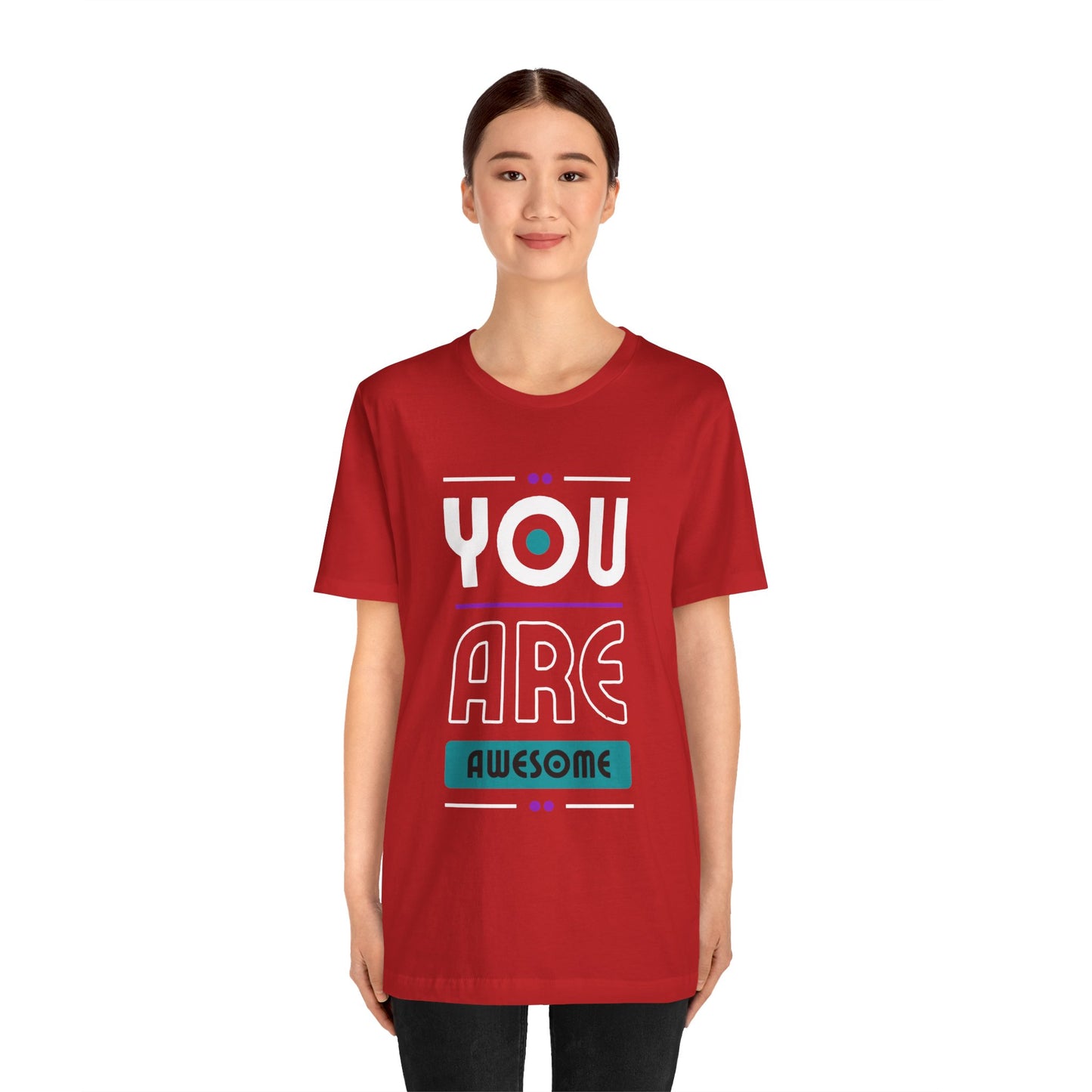 You Are Awesome Tee, Unisex Inspirational T-Shirt, Motivational Gift, Casual Wear, Birthday Gift, Summer Outfit