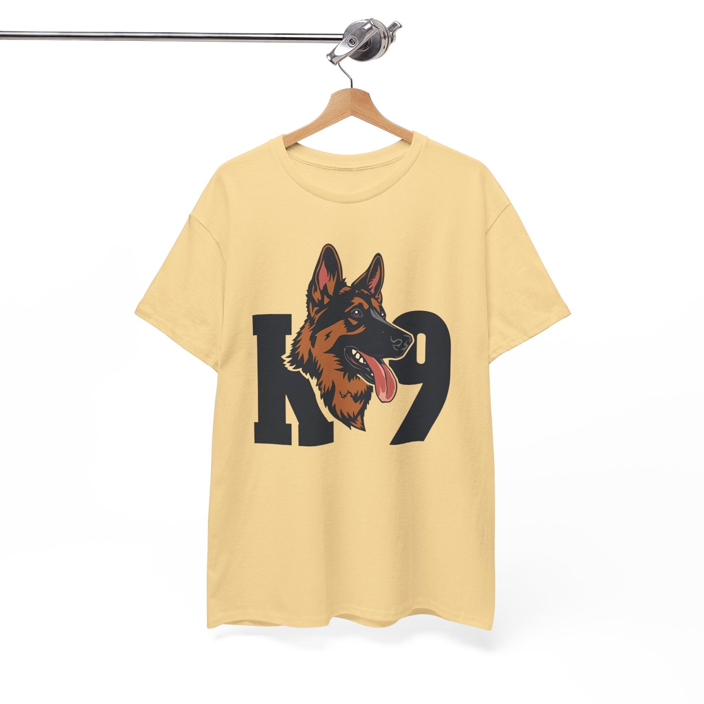 German Shepherd K9 Lover Unisex Heavy Cotton Tee | Dog Owner Gift, Dog Lover Apparel