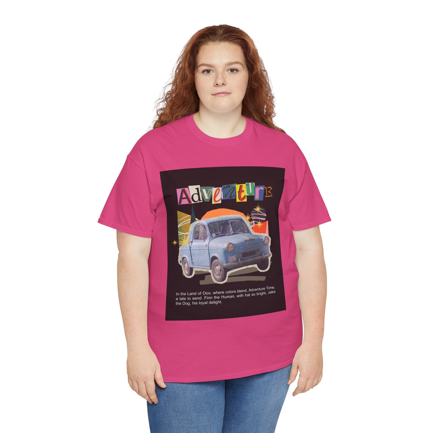 Adventure-Themed Unisex Cotton Tee, Retro Car Graphic Tee, Travel T-Shirt, Gift for Adventurers, Vintage Exploration Top