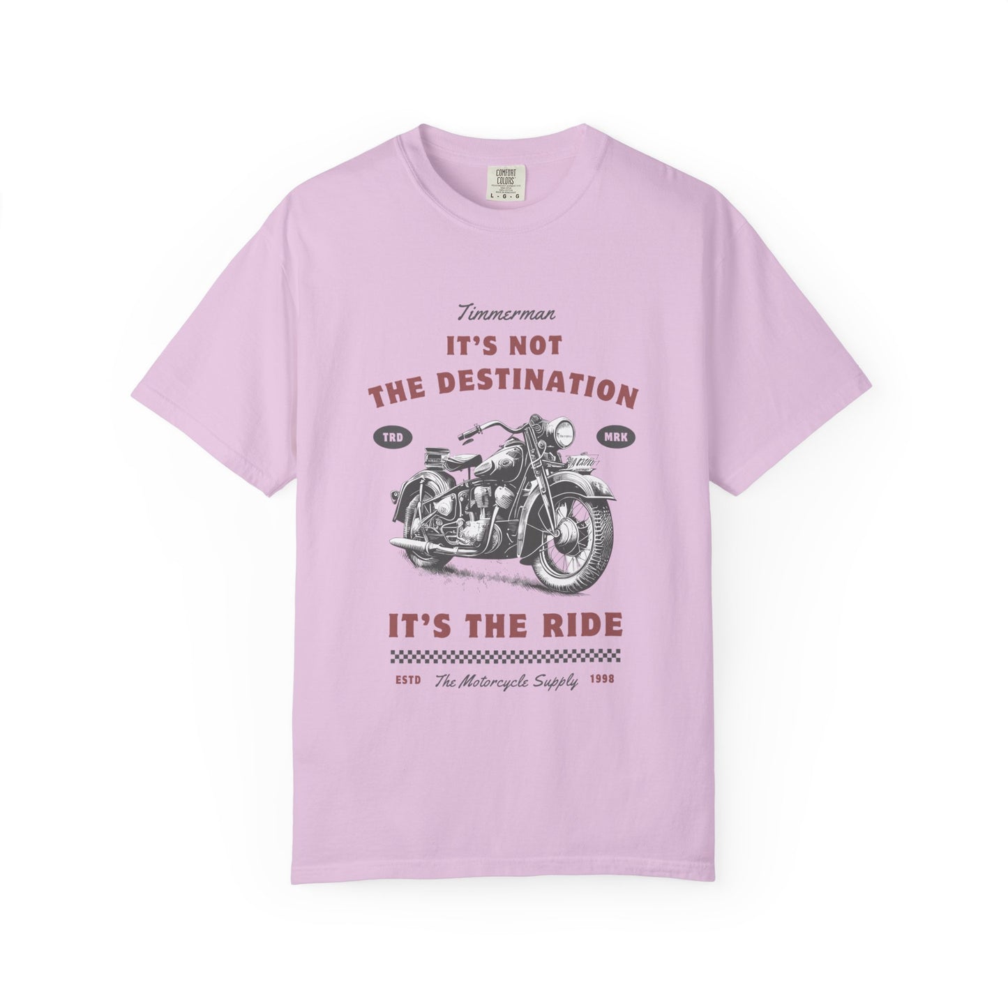 Vintage Motorcycle Ride T-Shirt - It's Not The Destination It's The Ride, Gift for Bikers, Adventure Clothing, Road Trip Outfit