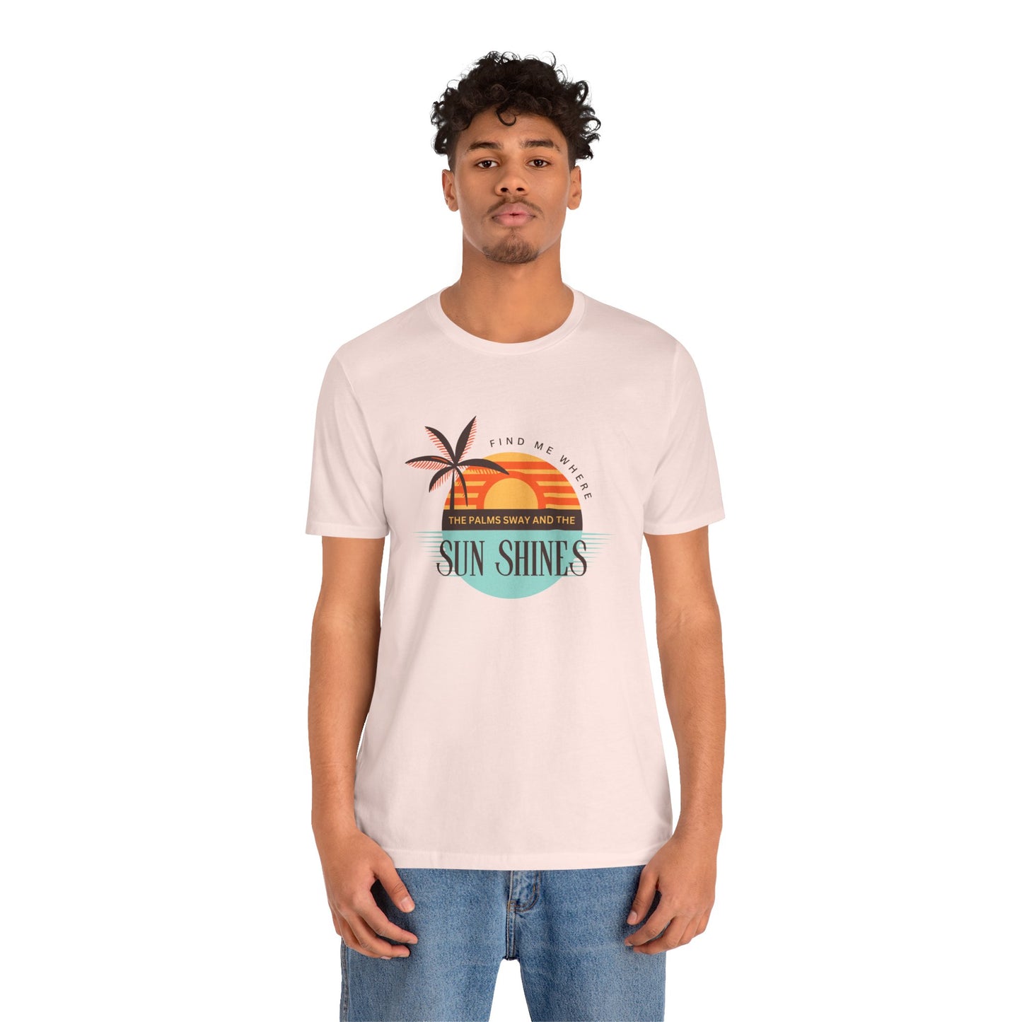 Tropical Vibes Tee - Relaxing Beach Sunset Design for Travelers and Summer Lovers, Perfect Gift for Vacations, Beach Days, and Casual Style