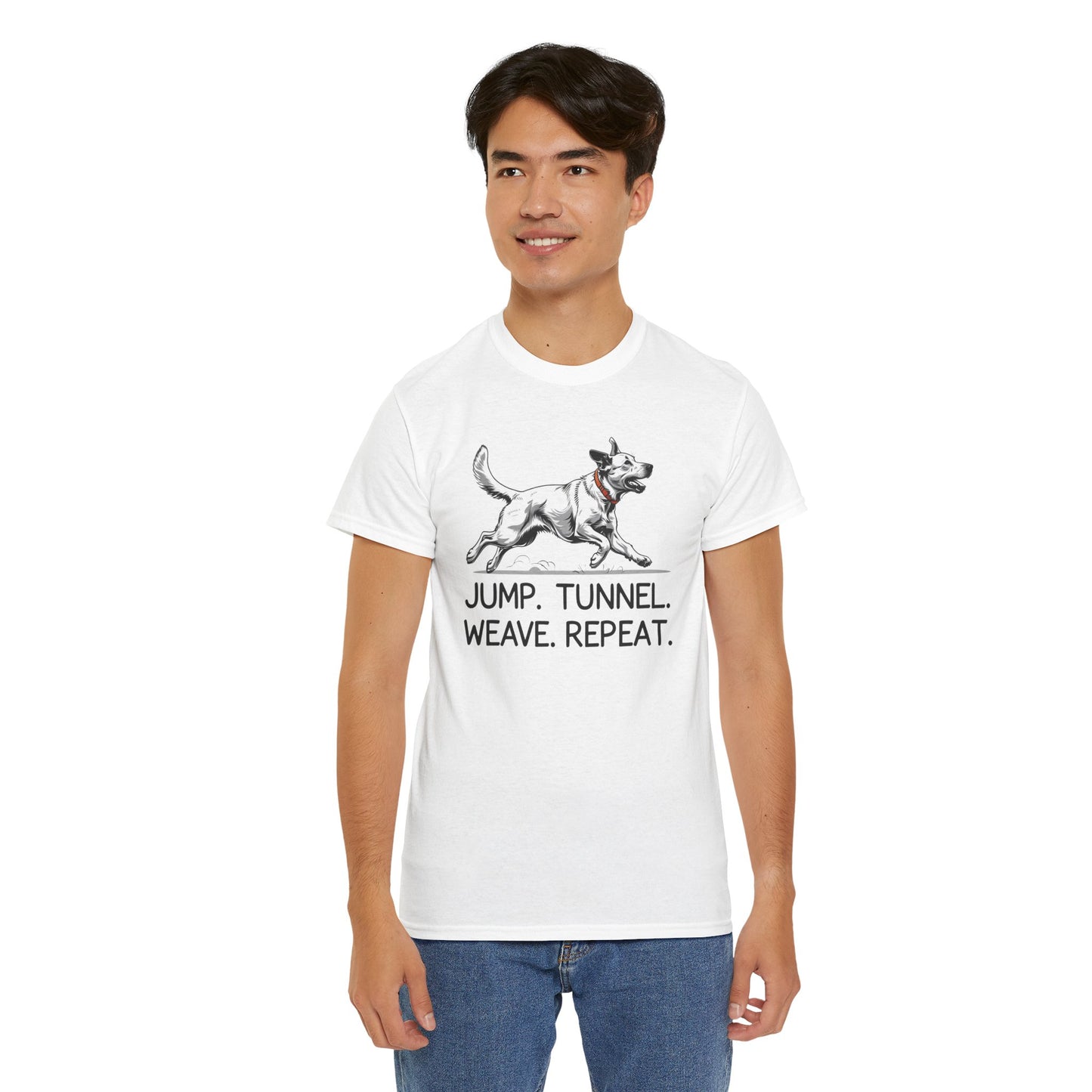 Dog Agility Tee for Enthusiasts, Funny Pet Owner Gift, Animal Lover Apparel, Dog Lover Shirt, Training Motivation Clothing