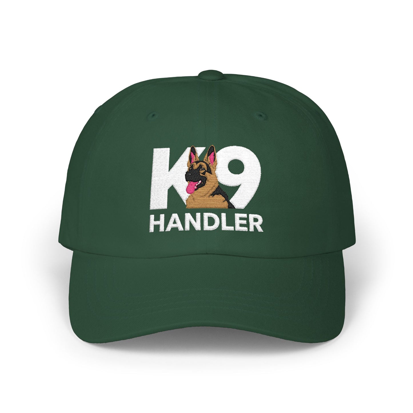 Embroidered K9 Handler Hat, German Shepherd Stylish Cap for Dog Trainers, Outdoor Activities