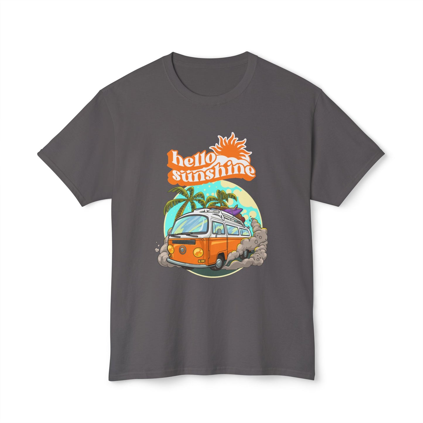 Hello Sunshine Beach Vibe T-Shirt, Summer Tee, Vacation Shirt, Gift for Travelers, Cool Graphic Tee