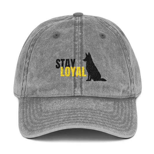 German Shepherd Vintage Embroidered Cap - Stay Loyal