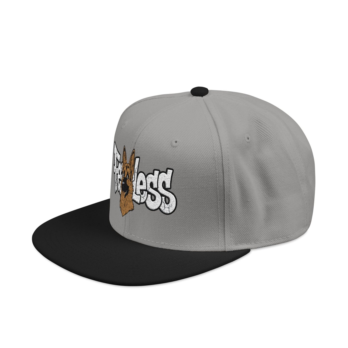 German Shepherd Embroidered Snapback Hat - Fearless