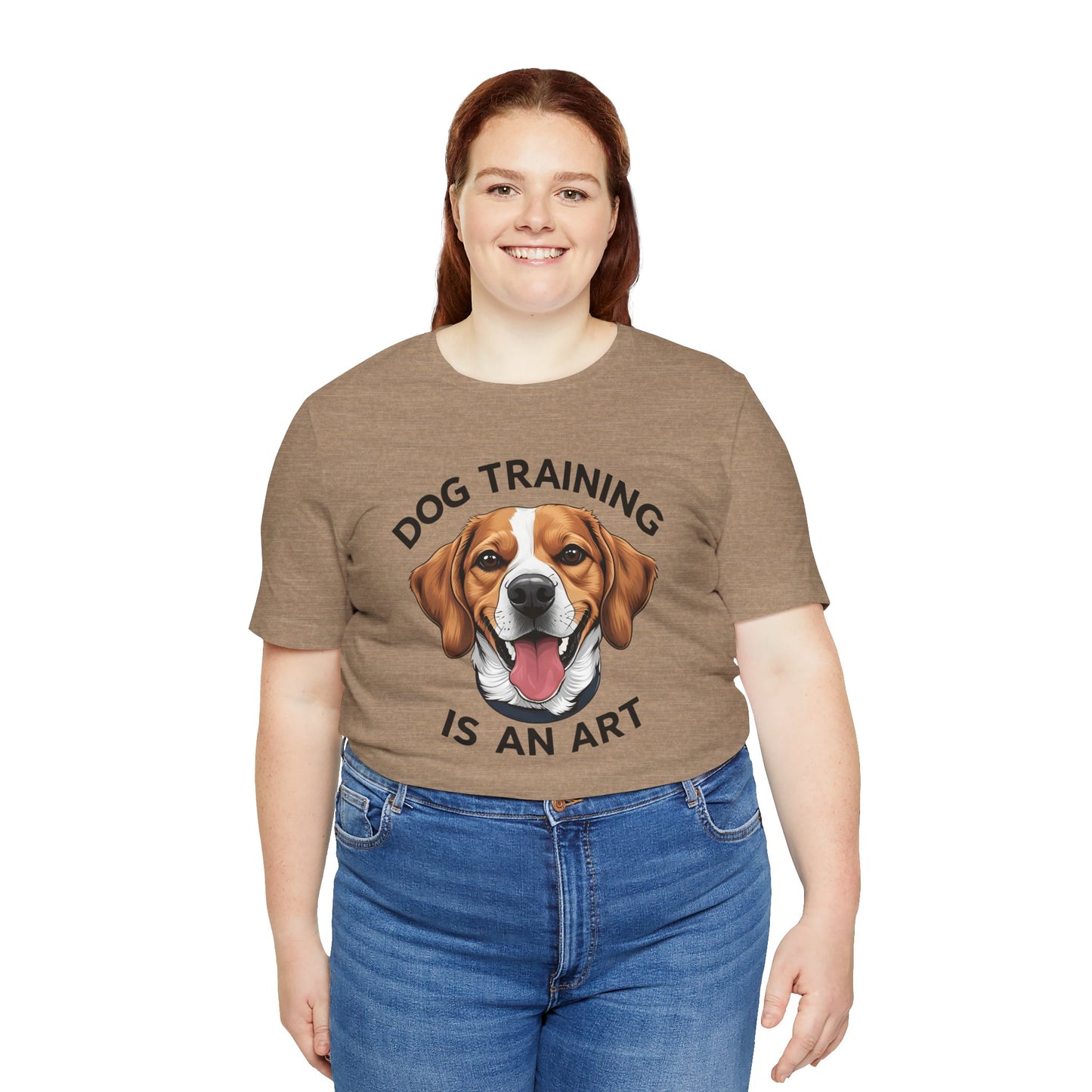 Dog Training is An Art Tee - Unisex Jersey Short Sleeve, Gift for Dog Lovers, Training T-Shirt, Dog Owner Apparel, Cute Canine Shirt