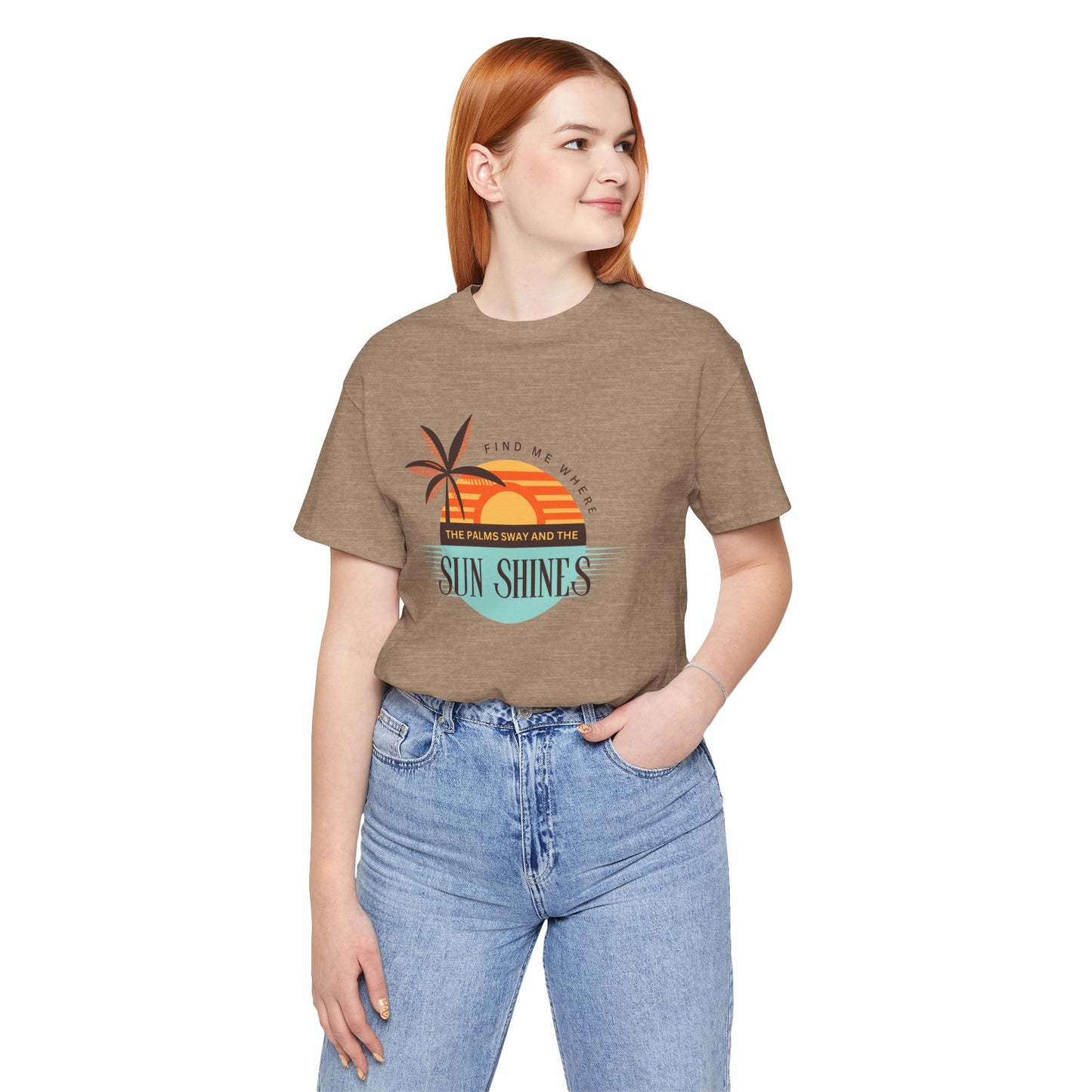 Tropical Vibes Tee - Relaxing Beach Sunset Design for Travelers and Summer Lovers, Perfect Gift for Vacations, Beach Days, and Casual Style