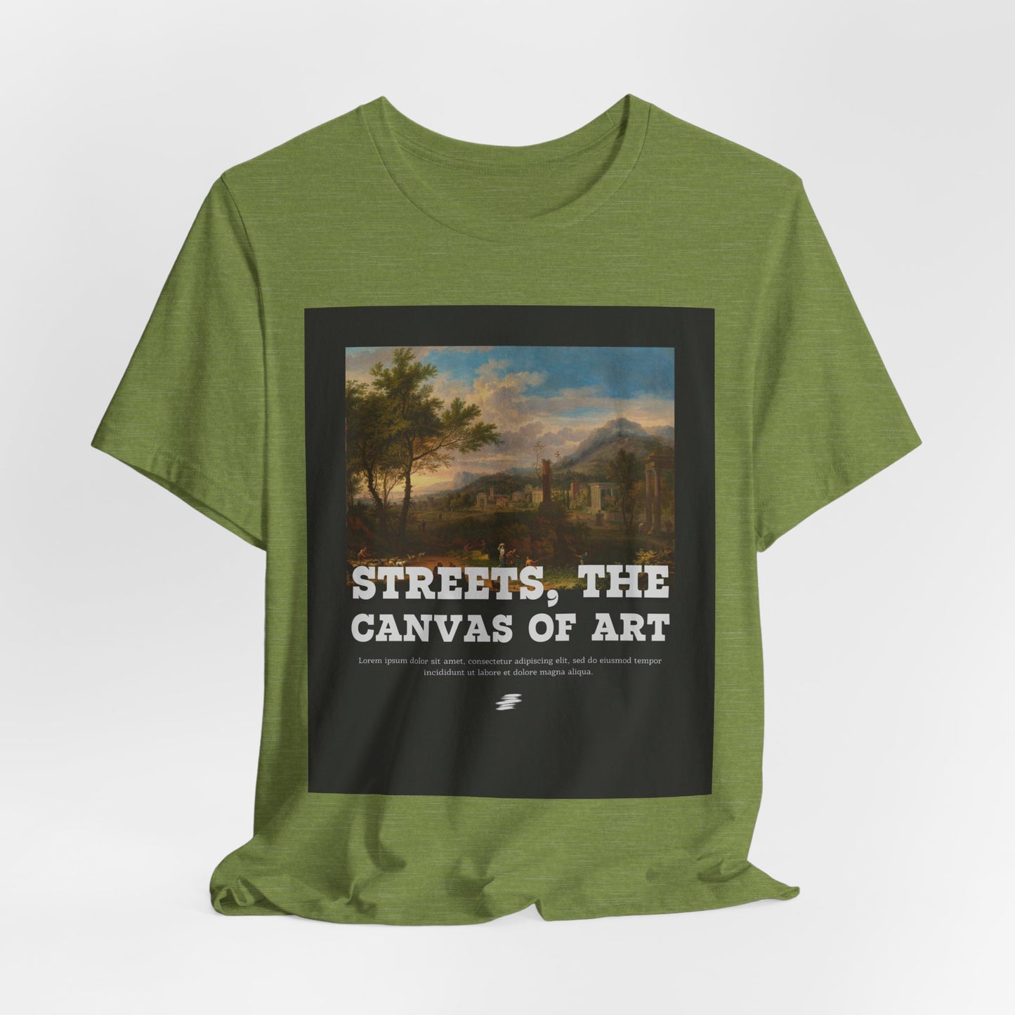 Artistic Graphic Tee - Streets, the Canvas of Art | Unisex Short Sleeve Shirt, Gift for Artists, Art Lovers, Casual Wear, Unique Gifts