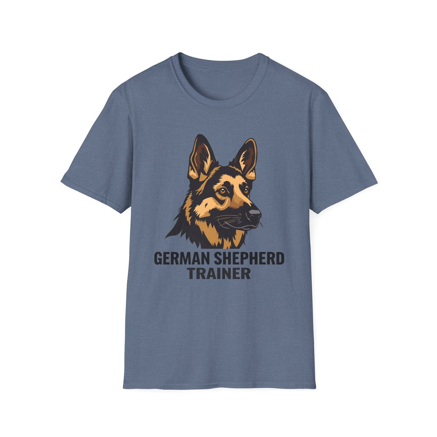 German Shepherd Trainer Unisex Softstyle T-Shirt, Dog Lover Gift, Pet Trainer Apparel