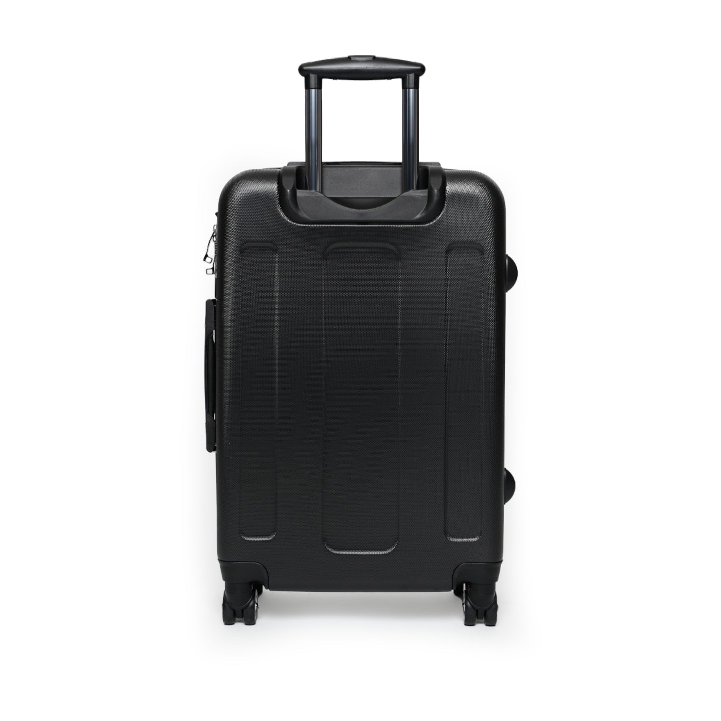 Winter Wonderland Dog Suitcase - A Giant Black German Shepherd Resting on the Snow