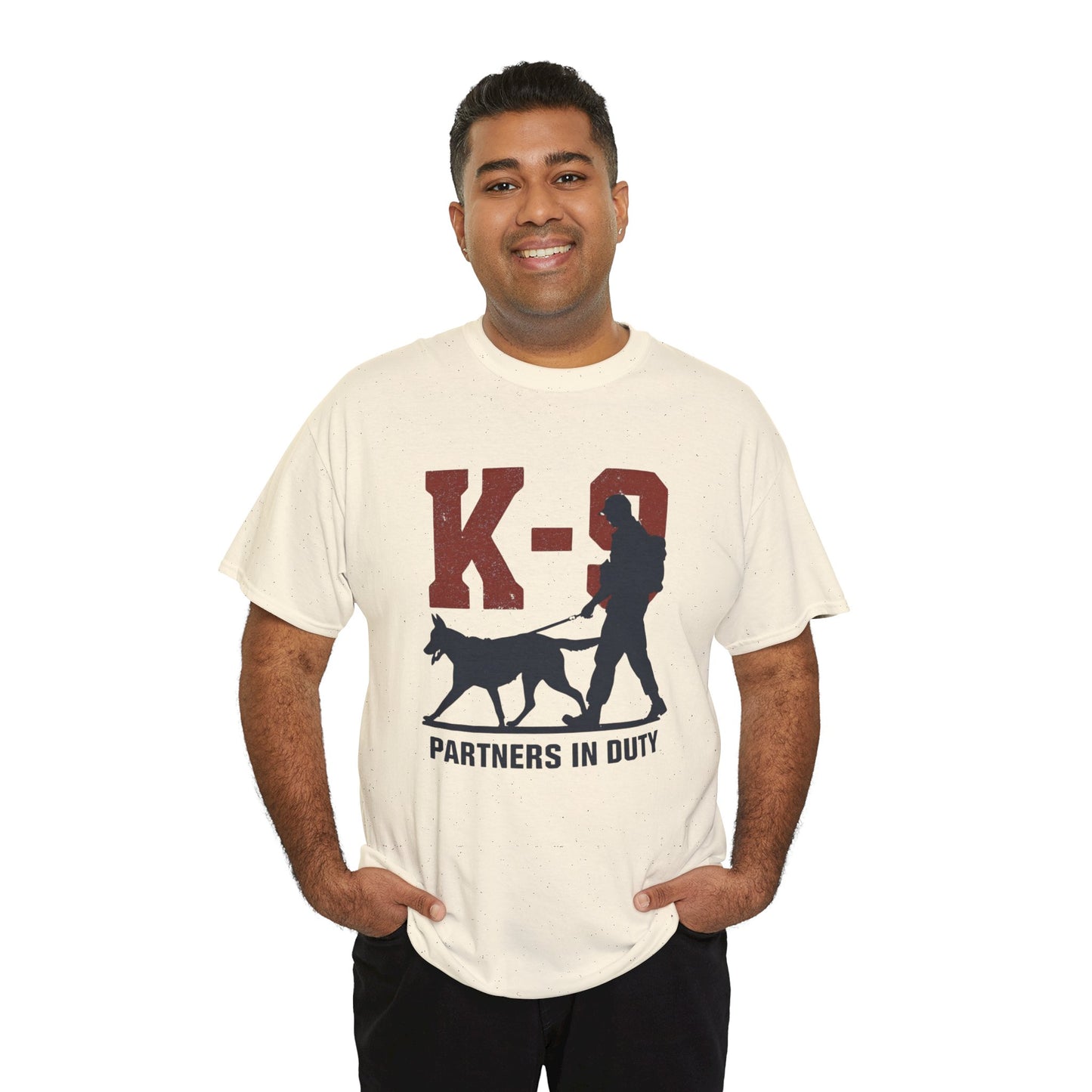 K-9 Partners in Duty Tee, Dog Handler T-Shirt, Dog Lover Tee, Police Dog Apparel, Dog Owner T-Shirt
