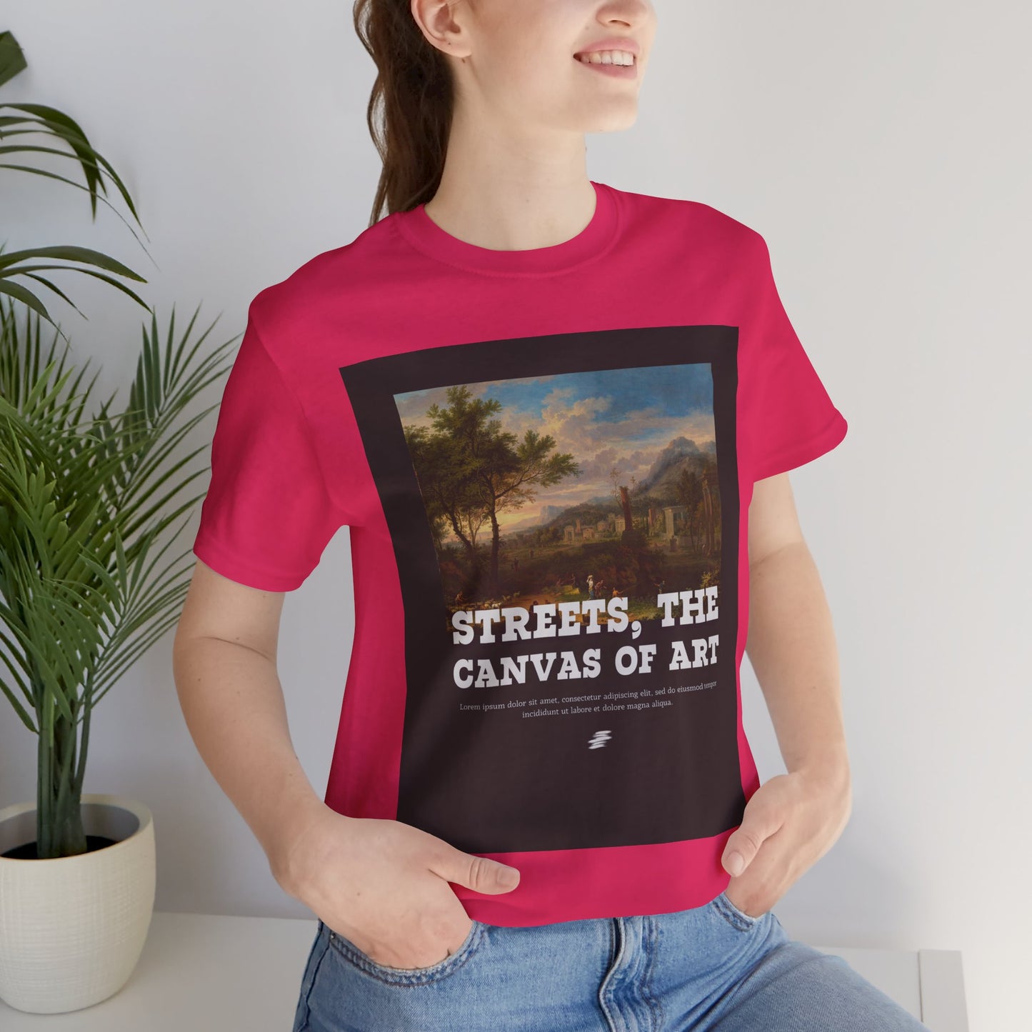 Artistic Graphic Tee - Streets, the Canvas of Art | Unisex Short Sleeve Shirt, Gift for Artists, Art Lovers, Casual Wear, Unique Gifts