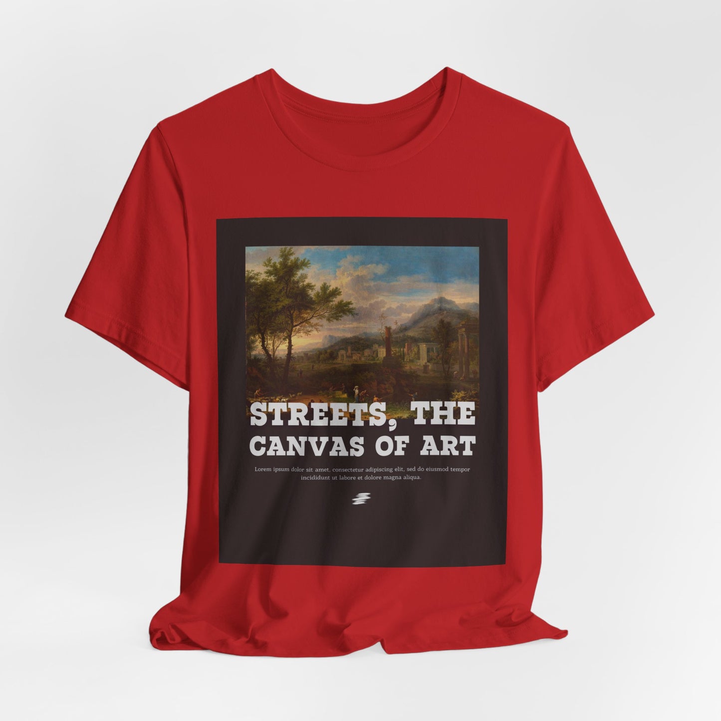 Artistic Graphic Tee - Streets, the Canvas of Art | Unisex Short Sleeve Shirt, Gift for Artists, Art Lovers, Casual Wear, Unique Gifts