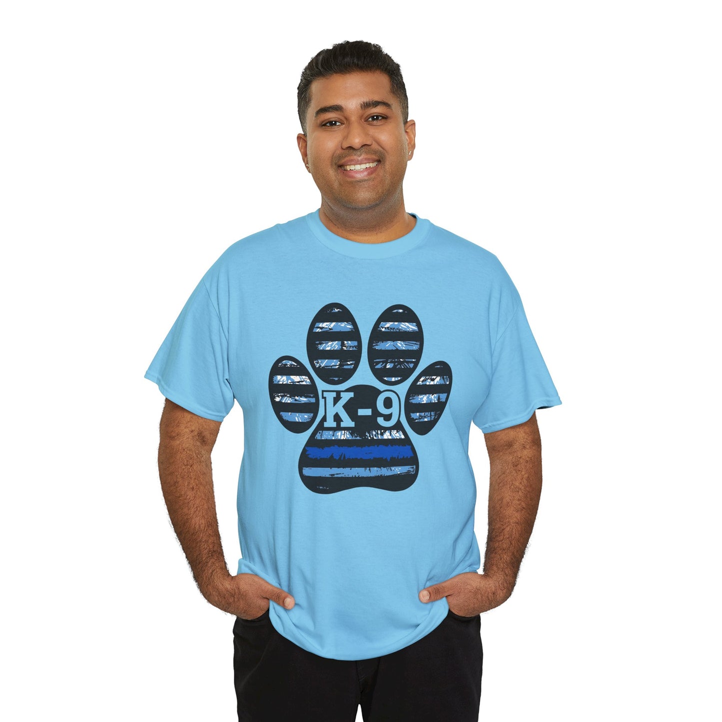 K-9 Paw Print Tee – Unisex Cotton Tee for Dog Lovers, Pet Owners, Animal Rescue Supporters