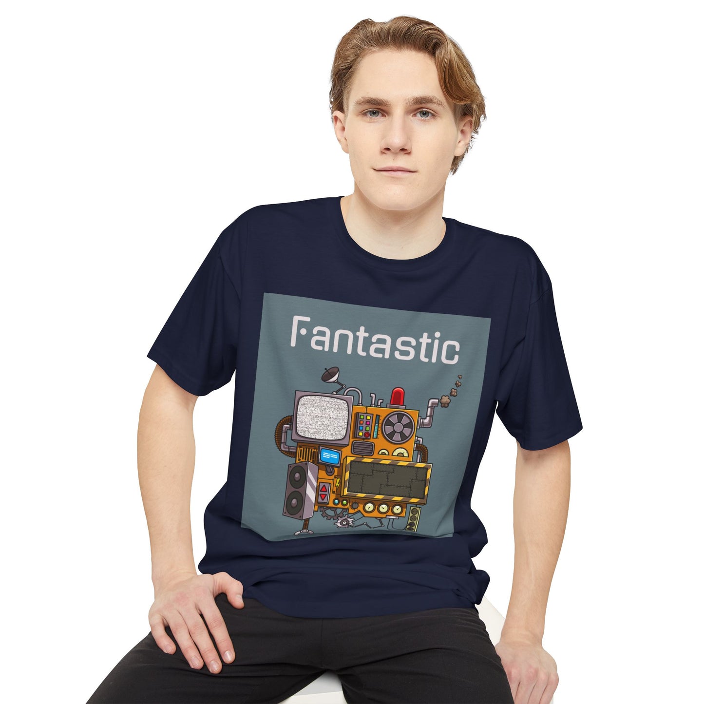 Fantastic Vibe Unisex Long Body Urban Tee, Streetwear, Graphic Tee, Gift for Music Lovers, Casual Wear, Unique Fashion Statement