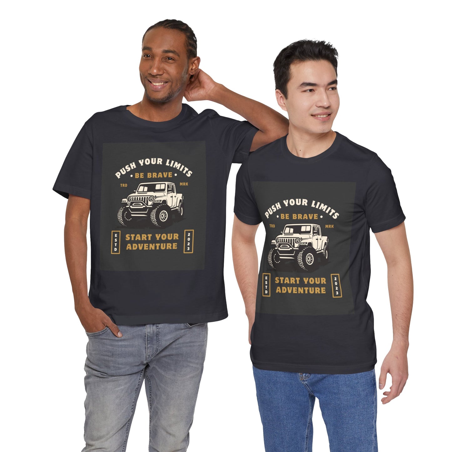 Push Your Limits Adventure-Inspiring Unisex Jersey Tee, Outdoor Shirt, Motivational T-Shirt, Gift for Adventurers, Hiking Apparel, Travel Tee