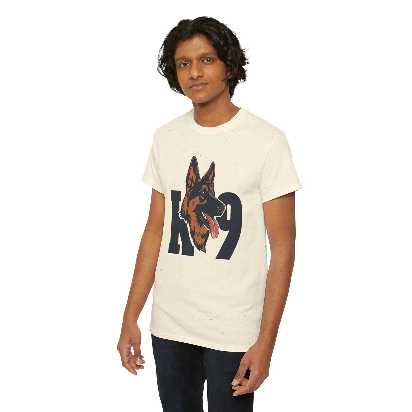 German Shepherd K9 Lover Unisex Heavy Cotton Tee | Dog Owner Gift, Dog Lover Apparel