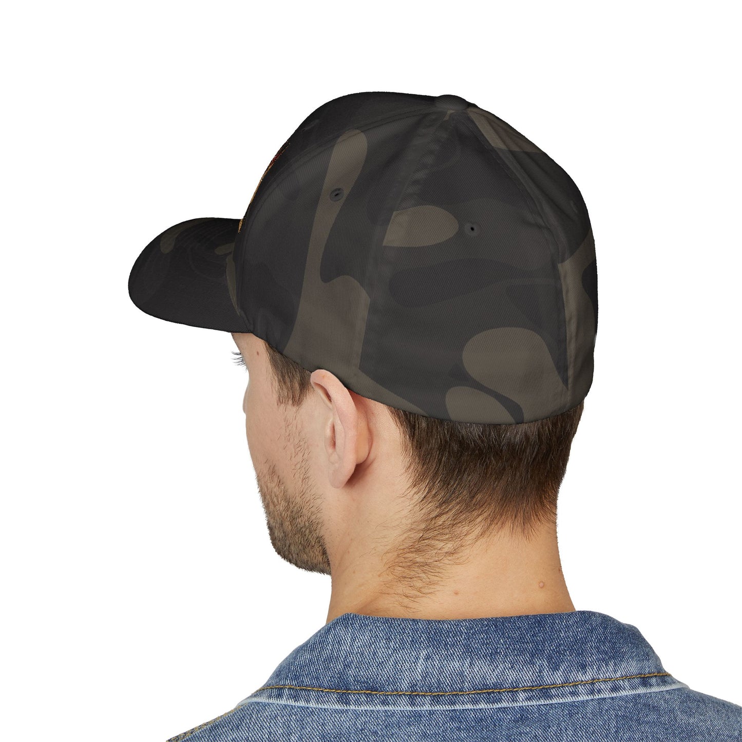 German Shepherd Closed-Back Structured Embroidered Structured Cap  - Courage in the Heart, Loyalty in the Soul