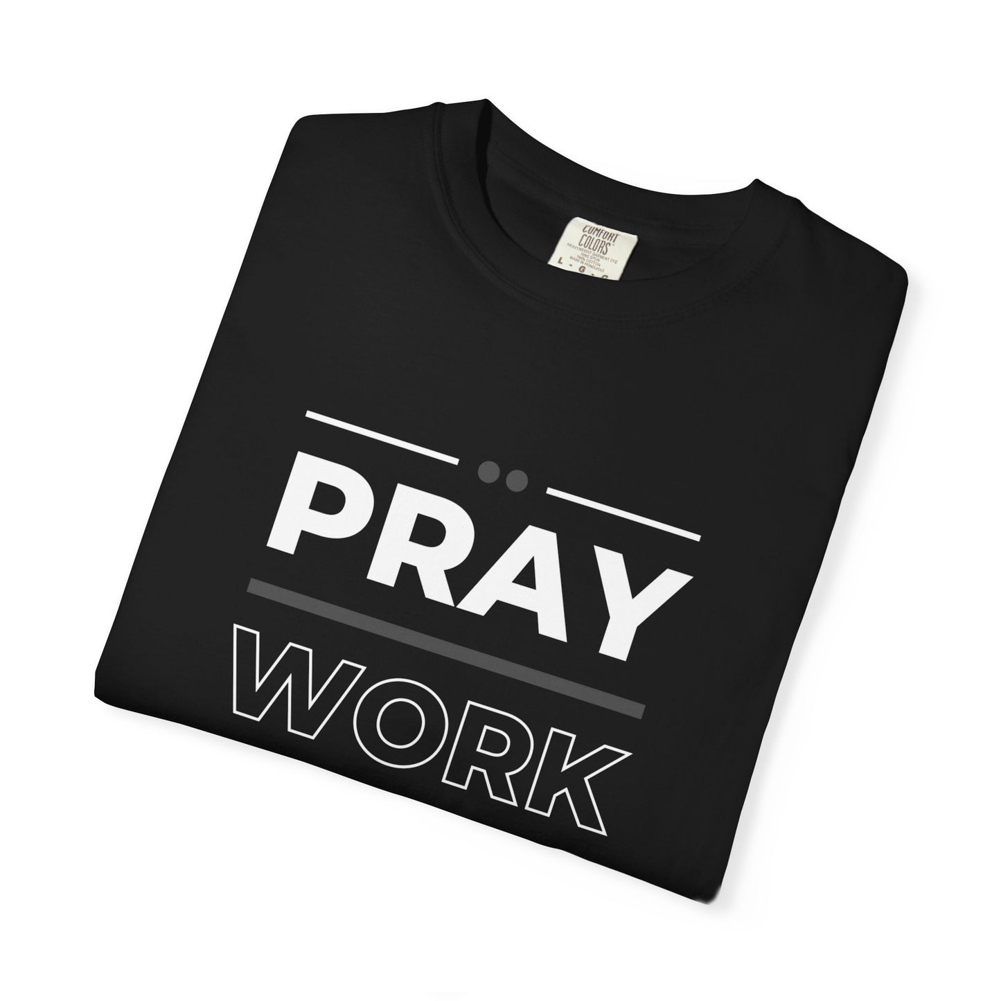 Faith-Inspired Garment-Dyed T-shirt, Inspirational Tee, God Trust Shirt, Religious Apparel, Motivational Gift, Unisex Fashion