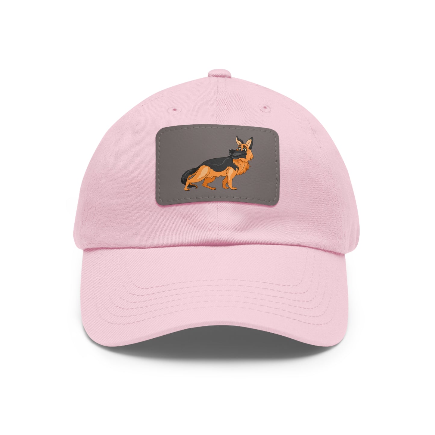 German Shepherd Dad Hat with Leather Patch - Perfect Gift for Dog Lovers