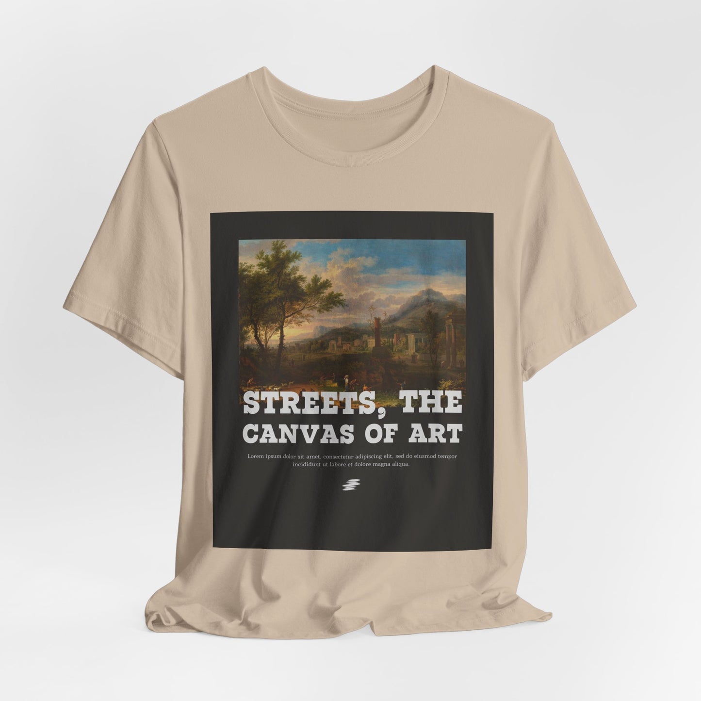 Artistic Graphic Tee - Streets, the Canvas of Art | Unisex Short Sleeve Shirt, Gift for Artists, Art Lovers, Casual Wear, Unique Gifts