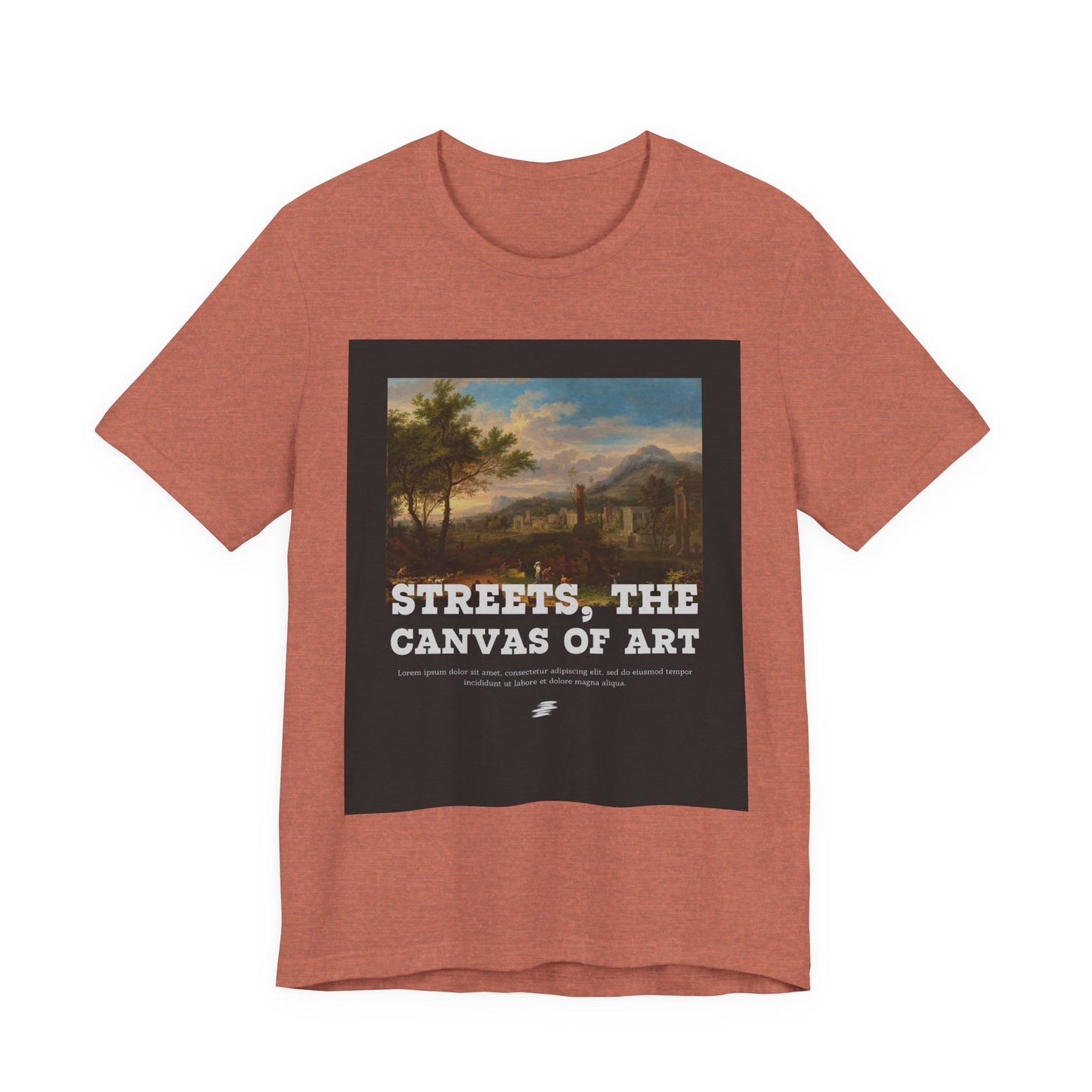 Artistic Graphic Tee - Streets, the Canvas of Art | Unisex Short Sleeve Shirt, Gift for Artists, Art Lovers, Casual Wear, Unique Gifts