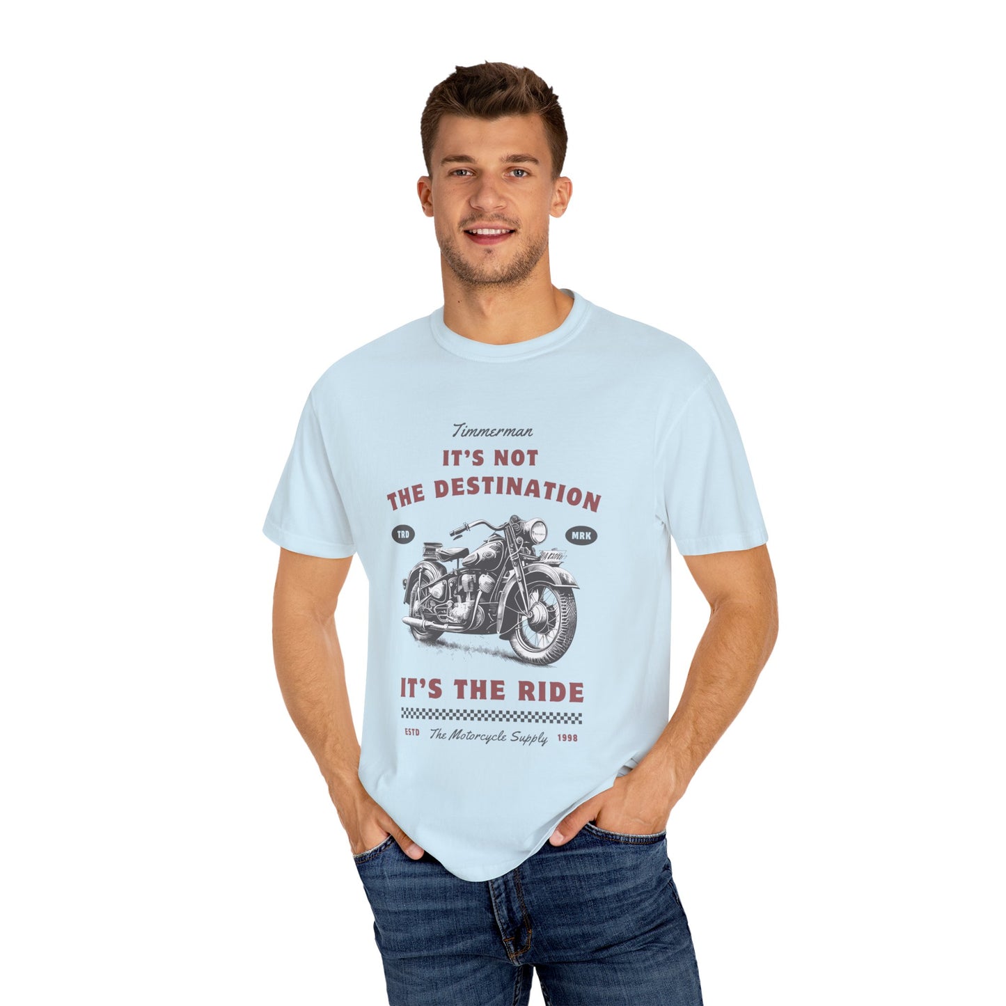 Vintage Motorcycle Ride T-Shirt - It's Not The Destination It's The Ride, Gift for Bikers, Adventure Clothing, Road Trip Outfit