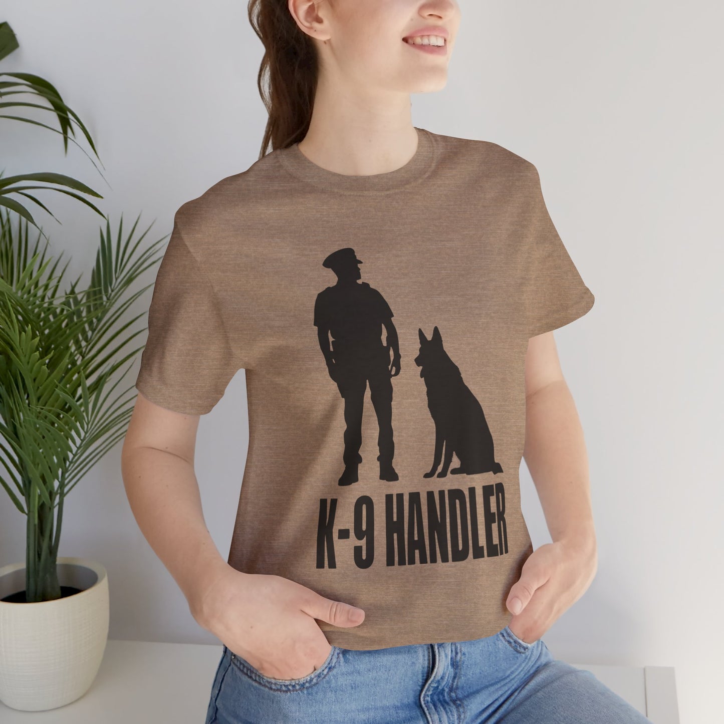 K9 Handler Unisex Tee, Dog Lover Gift, Pet Handler Shirt, Animal Advocate Apparel, Canine Enthusiast Top, Training Gear