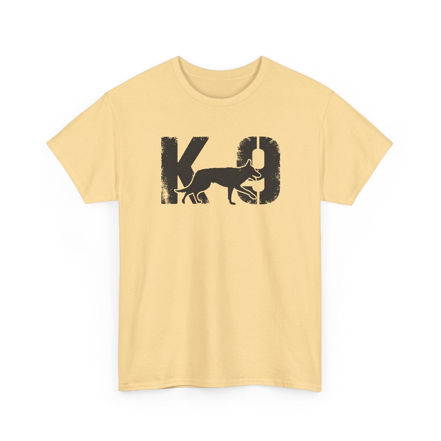 K-9 Dog Lover's Unisex Heavy Cotton Tee | T-Shirt for K-9 Handler | Dog Between K and 9 Design