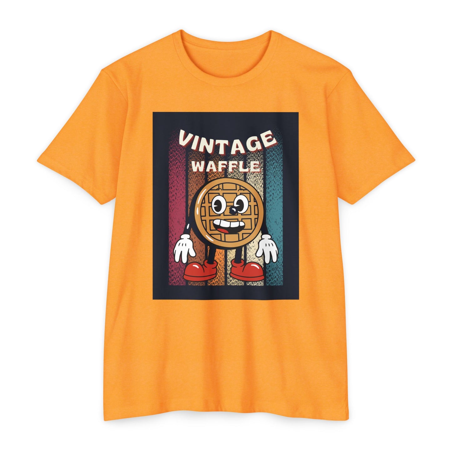 Vintage Waffle Unisex T-Shirt, Fun Retro Tee, Foodie Apparel, Perfect Gift for Breakfast Lovers, Casual Everyday Wear, Unique Graphic Shirt