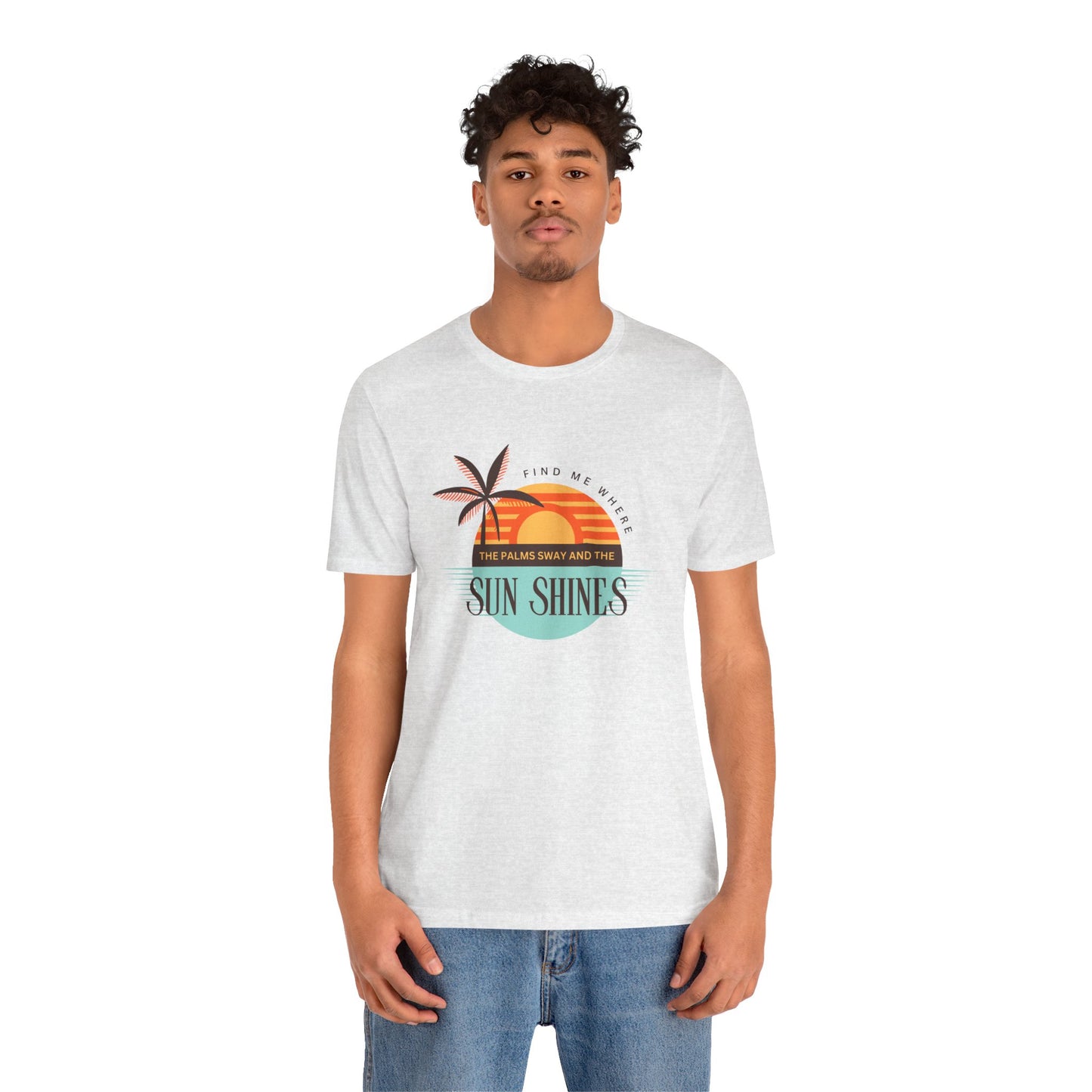 Tropical Vibes Tee - Relaxing Beach Sunset Design for Travelers and Summer Lovers, Perfect Gift for Vacations, Beach Days, and Casual Style