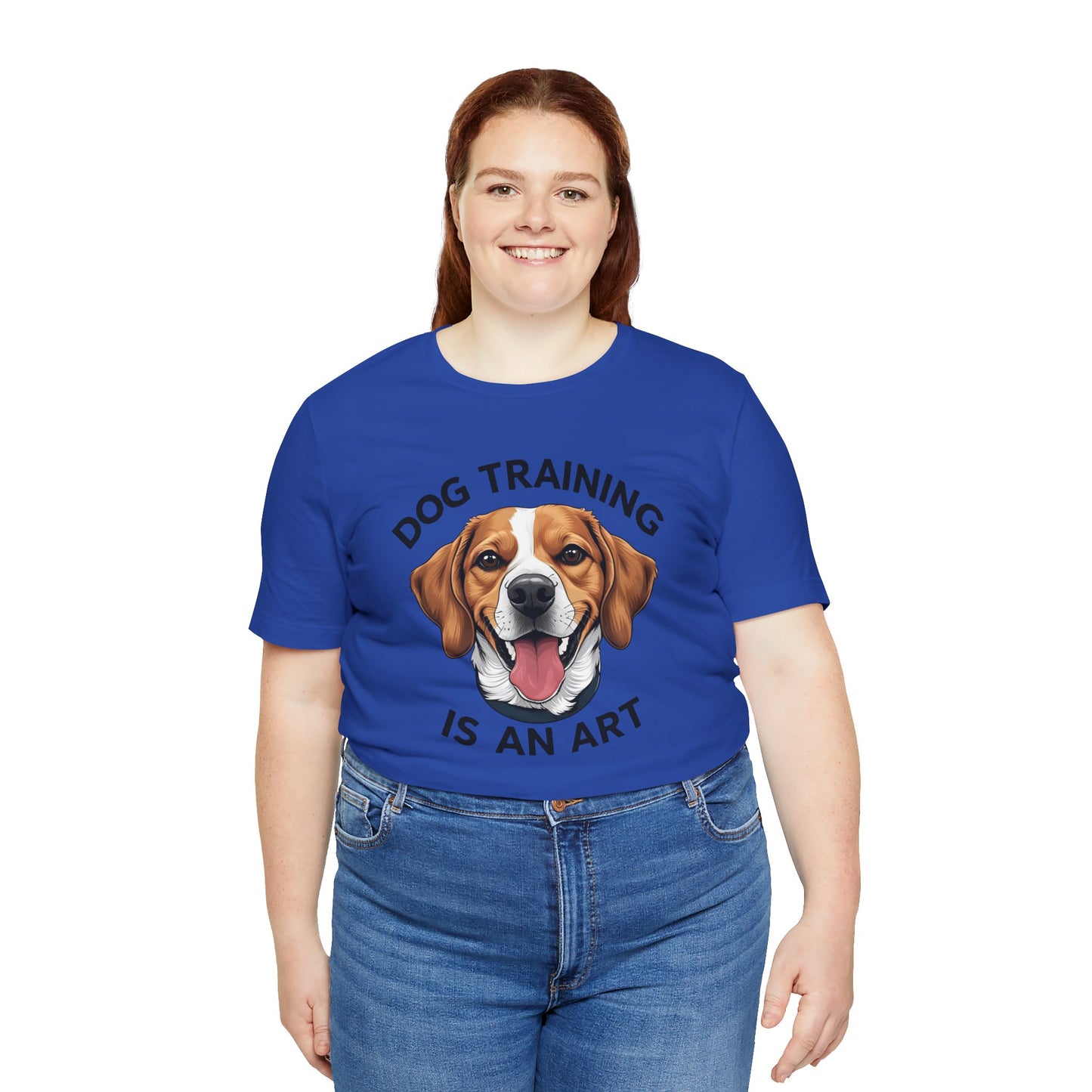 Dog Training is An Art Tee - Unisex Jersey Short Sleeve, Gift for Dog Lovers, Training T-Shirt, Dog Owner Apparel, Cute Canine Shirt