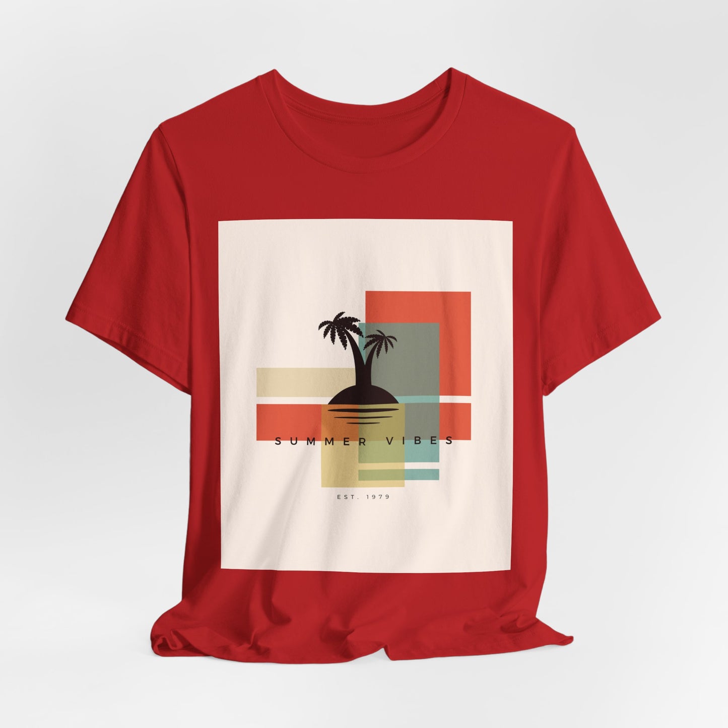 Tropical Sunset Tee, Summer Vibes Shirt, Vacation Outfit, Unisex Graphic Tee, Gift for Beach Lovers, Casual Wear