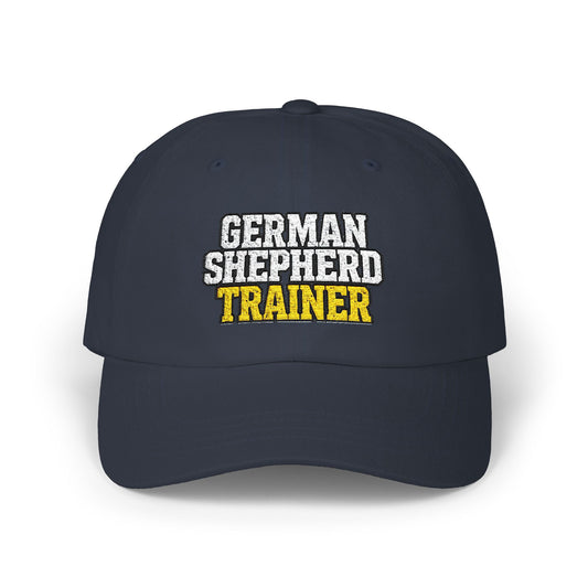 Embroidered German Shepherd Trainer Dad Cap | Perfect Gift for Dog Owners