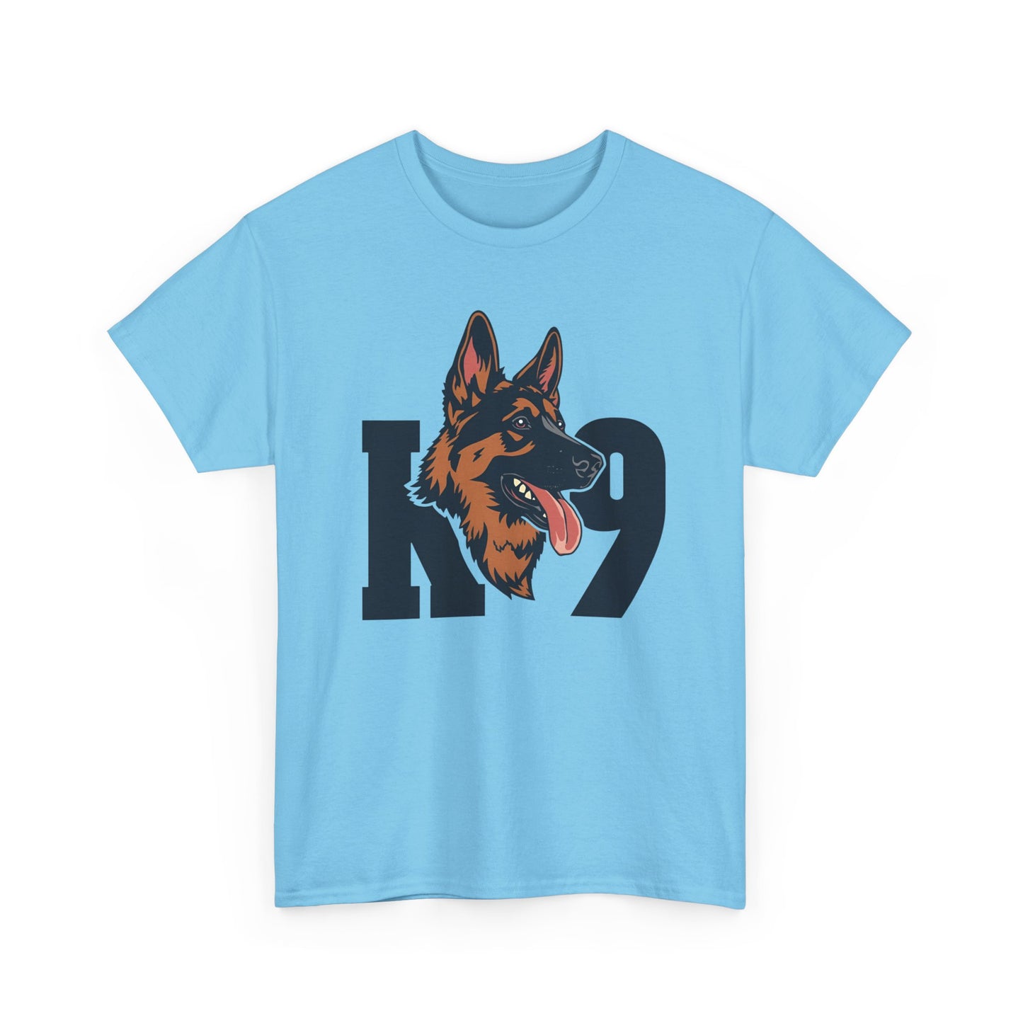 German Shepherd K9 Lover Unisex Heavy Cotton Tee | Dog Owner Gift, Dog Lover Apparel