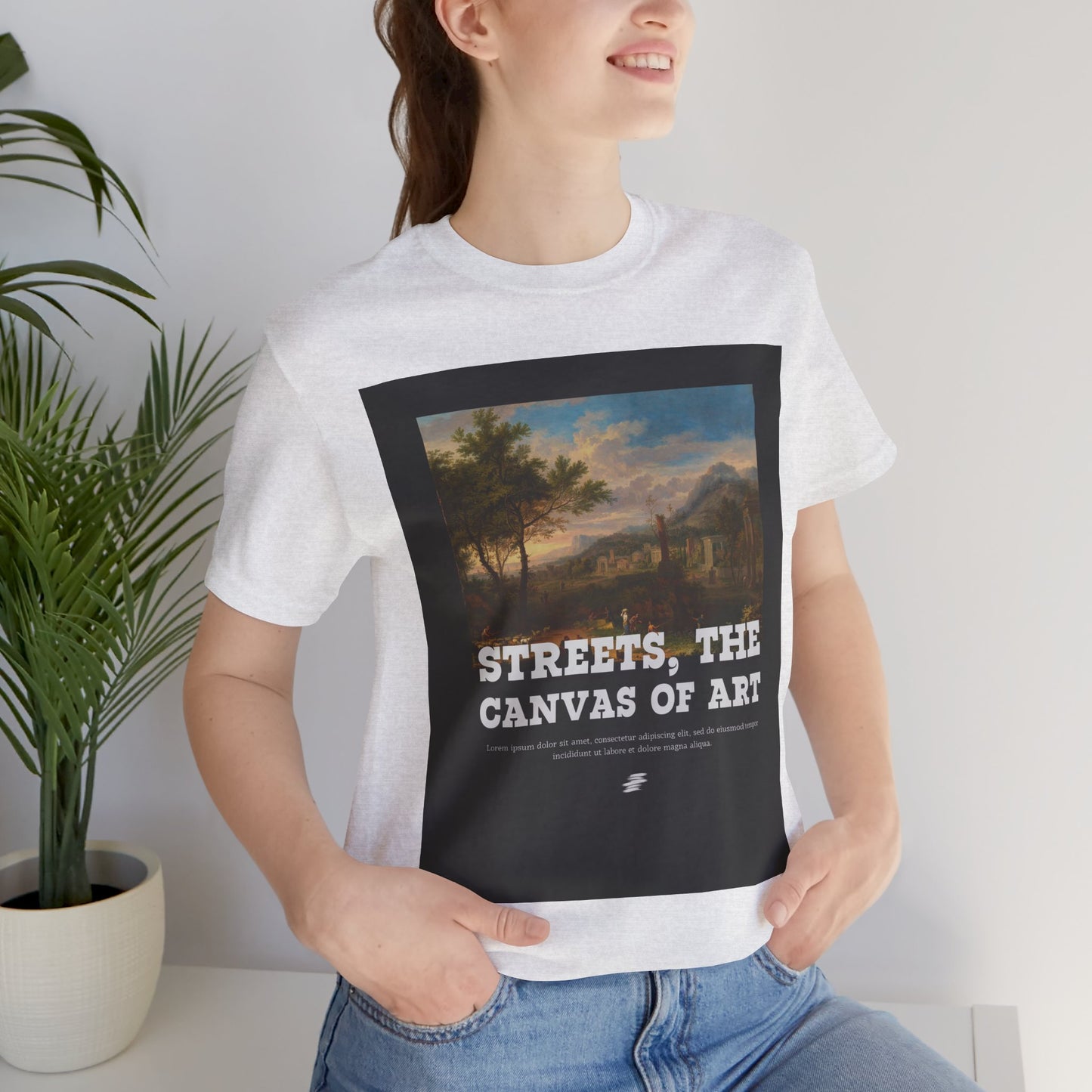 Artistic Graphic Tee - Streets, the Canvas of Art | Unisex Short Sleeve Shirt, Gift for Artists, Art Lovers, Casual Wear, Unique Gifts