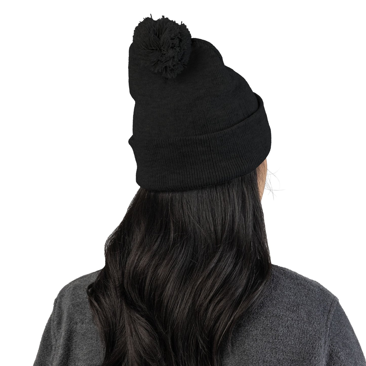 I Love My German Shepherd Embroidered Pom-Pom Knit Cap