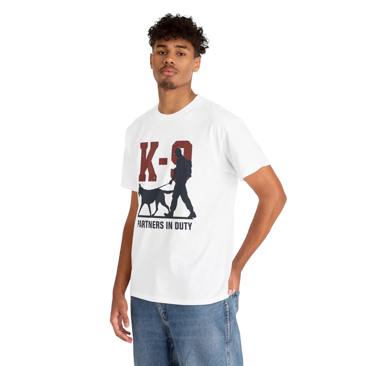 K-9 Partners in Duty Tee, Dog Handler T-Shirt, Dog Lover Tee, Police Dog Apparel, Dog Owner T-Shirt