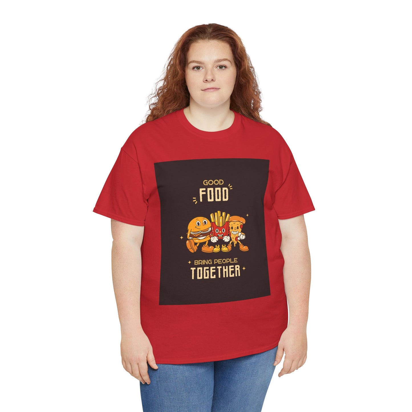 Good Food Unisex Tee | Fun Foodie Shirt, Gift for Food Lovers, Casual Wear, Kitchen Humor, BBQ Party