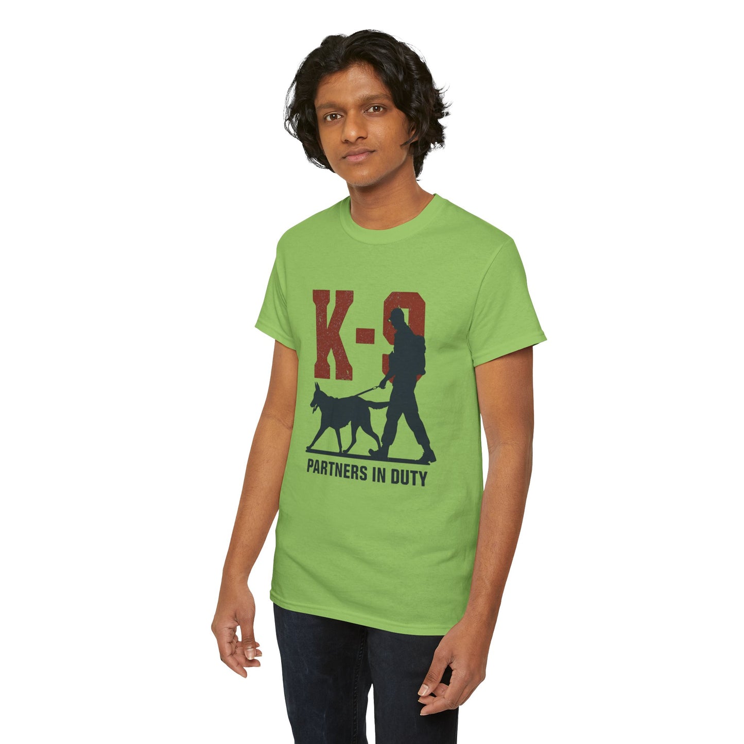 K-9 Partners in Duty Tee, Dog Handler T-Shirt, Dog Lover Tee, Police Dog Apparel, Dog Owner T-Shirt