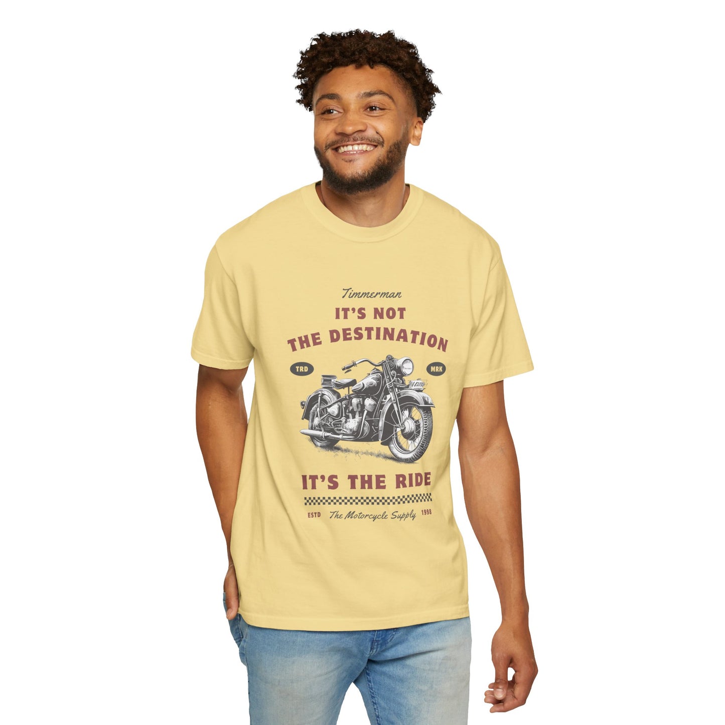Vintage Motorcycle Ride T-Shirt - It's Not The Destination It's The Ride, Gift for Bikers, Adventure Clothing, Road Trip Outfit