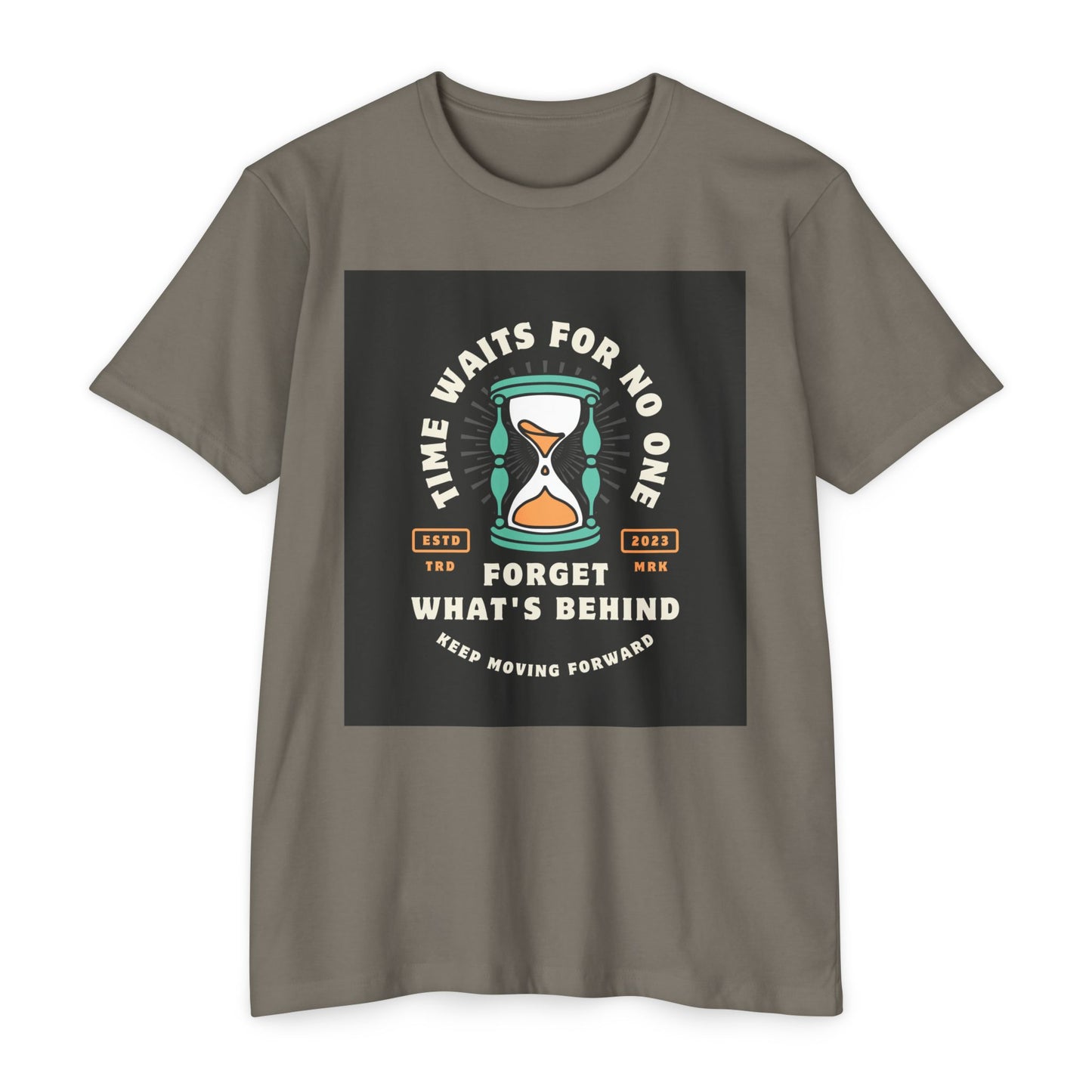 Inspirational Unisex T-Shirt: 'Time Waits for No One' - Motivational Tee, Casual Everyday Wear, Gift for Friends, Positive Message