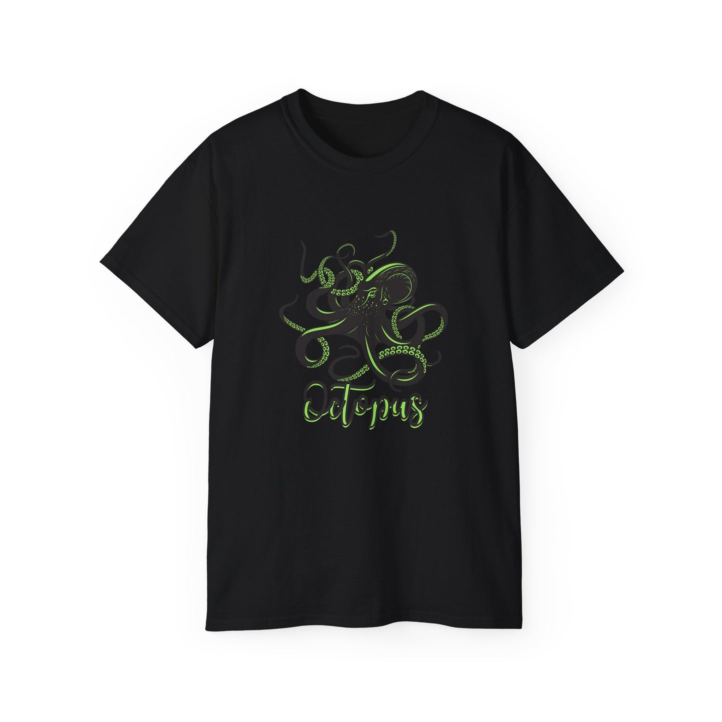 Octopus Graphic Unisex Tee, Ocean Lover T-Shirt, Marine Life Shirt, Gift for Sea Enthusiasts, Sea Creature Apparel, Beach Day Outfit
