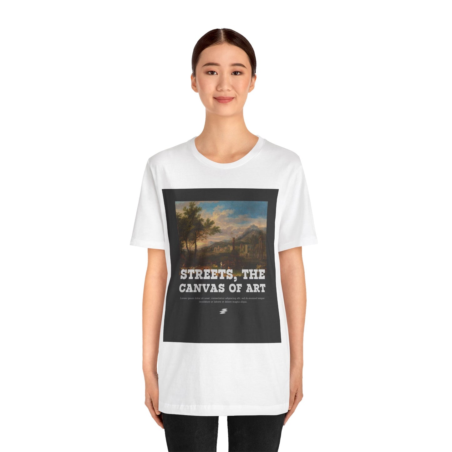 Artistic Graphic Tee - Streets, the Canvas of Art | Unisex Short Sleeve Shirt, Gift for Artists, Art Lovers, Casual Wear, Unique Gifts