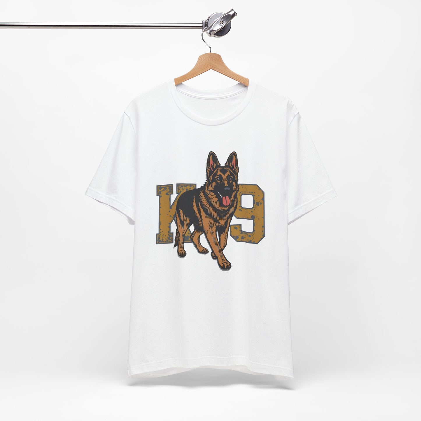 K9 Dog Lover German Shepherd Tee, Pet Owner Gift, Unisex Jersey Shirt